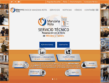 Tablet Screenshot of manzanarota.com